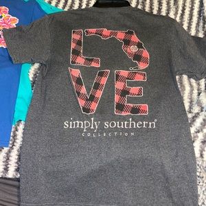 women’s small short sleeve simply southern tee